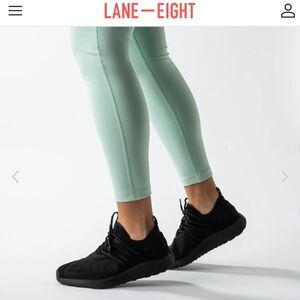 Lane Eight Trainer AD 1 all black gym shoes size 10 women’s